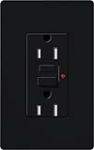 Lutron SCR-15-GFTR-MN Claro Satin Tamper Resistant 15A GFCI Receptacle in Midnight (Replaced by SCR-15-GFST-MN)