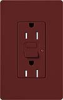 Lutron SCR-15-GFTR-MR Claro Satin Tamper Resistant 15A GFCI Receptacle in Merlot (Replaced by SCR-15-GFST-MR)