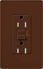 Lutron SCR-15-GFTR-SI Claro Satin Tamper Resistant 15A GFCI Receptacle in Sienna (Replaced by SCR-15-GFST-SI)