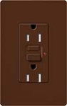 Lutron SCR-15-GFTR-SI Claro Satin Tamper Resistant 15A GFCI Receptacle in Sienna (Replaced by SCR-15-GFST-SI)