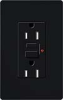 Lutron SCR-20-GFTR-MN Claro Satin Tamper Resistant 20A GFCI Receptacle in Midnight (Replaced by SCR-20-GFST-MN)