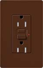 Lutron SCR-20-GFTR-SI Claro Satin Tamper Resistant 20A GFCI Receptacle in Sienna (Replaced by SCR-20-GFST-SI)