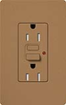 Lutron SCR-20-GFTR-TC Claro Satin Tamper Resistant 20A GFCI Receptacle in Terracotta (Replaced by SCR-20-GFST-TC)