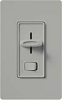 Lutron SELV-303P-GR Skylark 300W Electronic Low Voltage 3-Way Dimmer in Gray