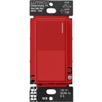 Lutron ST-6ANS-SR 6 A Light, 1/10 HP 3 A Motor Neutral Wire Electronic Switch in Signal Red