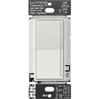 Lutron ST-PRO-N-LG 250W LED/CFL or 500W Incandescent/Halogen/ELV or 400VA MLV Phase Selectable, Neutral Dimmer in Lunar Gray