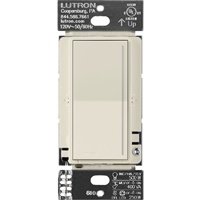 Lutron ST-PRO-N-PM 250W LED/CFL or 500W Incandescent/Halogen/ELV or 400VA MLV Phase Selectable, Neutral Dimmer in Pumice