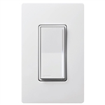 Lutron Sunnata ST-PRO-N-WH 250W LED/CFL or 500W Incandescent/Halogen/ELV or 400VA MLV Phase Selectable, Neutral Dimmer in White