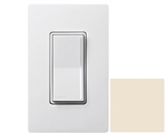 Lutron Sunnata STCL-153MH-LA 150W Dimmable LED/CFL or 600W Incandescent/Halogen Multi Location Touch LED Dimmer with On/Off Paddle Switch in Light Almond