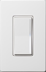 Lutron Sunnata STCL-153P-WH 150W Dimmable LED/CFL or 600W Incandescent/Halogen Single Pole/ 3-Way Touch LED Dimmer with On/Off Paddle Switch in White