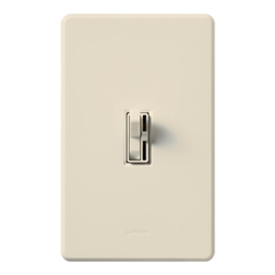 Lutron TGCL-153PH-LA (AYCL-153P-LA) Toggler 600W Incandescent, 150W CFL or LED Single Pole / 3-Way Dimmer in Light Almond