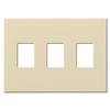 Lutron VWP-3-BE Vareo, 3-Gang Wallplate in Beige, matte finish