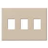 Lutron VWP-3-TP Vareo, 3-Gang Wallplate in Taupe, matte finish