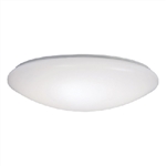 Metalux FM15WRCCR 21W LED Low Profile Round Flushmount, Field Selecctable CCT, 1600 Lumens