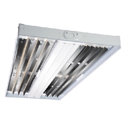 Metalux HBLED-LD5-24SE-W-UNV-L850-CD2-U 20" x 48" LED High Bay Efficiency Luminaire, 24000 Lumens, Wide Distribution, 120-277V, 5000K, 0-10V Dimming