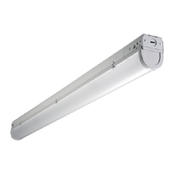 Metalux 4SNLED-LD5-60HL-LN-UNV-L850-CD1-U 43W 4' Linear LED Striplight, Round Semi-frost Lens, Narrow, 6000 Lumens, 5000K, 0-10V Dimming