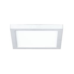 Prescolite LBSES-6SQD-CS9-WH 6 inch Square LED Surface Mount Downlight Module, 1100 Lumens, Wet Location, 120V, Switchable Color Temperature, 90 CRI, White Color