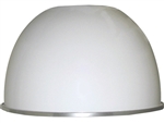 RAB AW22DL Opti-Pak 22" White Aluminum Reflector with Drop Lens Low Bay