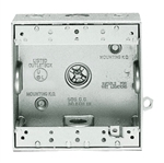 Rab BD7X-3/4 Double Gang Rectangular Boxes, 7 Hole , 3/4" Hole Size,Silver Gray Finish