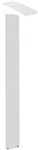 RAB BLED13NW 13W LED Rectangular Bollard 4000K Color Temperature (Neutral), 86 CRI,  White Finish