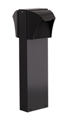 RAB BLED2X5-18 5W LED Square Bollard, Two BLEDs, 5000K Color Temperature (Cool), 68 CRI, 18" Mounting Height, Bronze Finish