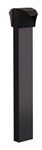 RAB BLED2X5-36N 5W LED Square Bollard, Two BLEDs, 4000K Color Temperature (Neutral), 85 CRI, 36" Mounting Height, Bronze Finish