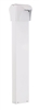 RAB BLED2X5-36NW 5W LED Square Bollard, Two BLEDs, 4000K Color Temperature (Neutral), 85 CRI, 36" Mounting Height, White Finish