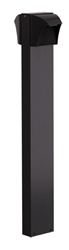 RAB BLED2X5-36Y 5W LED Square Bollard, Two BLEDs, 3000K Color Temperature (Warm), 87 CRI, 36" Mounting Height, Bronze Finish