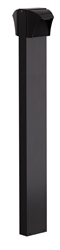 RAB BLED2X5-42 5W LED Square Bollard, Two BLEDs, 5000K Color Temperature (Cool), 68 CRI, 42" Mounting Height, Bronze Finish