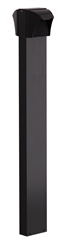 RAB BLED2X5-42Y 5W LED Square Bollard, Two BLEDs, 3000K Color Temperature (Warm), 87 CRI, 42" Mounting Height, Bronze Finish