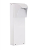 RAB BLED5-18W 5W LED Square Bollard, One BLED, 5000K Color Temperature (Cool), 68 CRI, 18" Mounting Height, White Finish