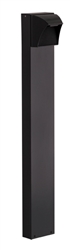 RAB BLED5-36 5W LED Square Bollard, One BLED, 5000K Color Temperature (Cool), 68 CRI, 36" Mounting Height, Bronze Finish