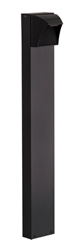RAB BLED5-36N 5W LED Square Bollard, One BLED, 4000K Color Temperature (Neutral), 85 CRI, 36" Mounting Height, Bronze Finish