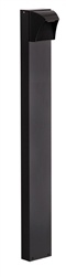 RAB BLED5-42 5W LED Square Bollard, One BLED, 5000K Color Temperature (Cool), 68 CRI, 42" Mounting Height, Bronze Finish