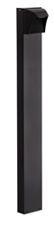 RAB BLED5-42N 5W LED Square Bollard, One BLED, 4000K Color Temperature (Neutral), 85 CRI, 42" Mounting Height, Bronze Finish