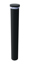 RAB BLEDR18/E LED Round Bollard 23W 5100K Color Temperature (Cool), 71 CRI, 120-277V, with Standard Battery Backup, Bronze Finish