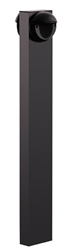 RAB BLEDR2X5-42/PC 5W LED Round Bollard, 5000K Color Temperature (Cool), 68 CRI, 42" Mounting Height, Bronze Finish 