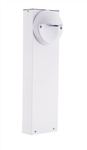 RAB BLEDR5-18NW 5W LED Round Bollard, 4000K Color Temperature (Neutral), 85 CRI, 18" Mounting Height, White Finish 