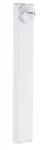 RAB BLEDR5-36NW 5W LED Round Bollard, 4000K Color Temperature (Neutral), 85 CRI, 36" Mounting Height, White Finish