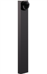 RAB BLEDR5-42 5W LED Round Bollard, 5000K Color Temperature (Cool), 68 CRI, 42" Mounting Height, Bronze Finish