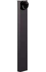 RAB BLEDR5-42/PC 5W LED Round Bollard, 5000K Color Temperature (Cool), 68 CRI, 42" Mounting Height, Bronze Finish