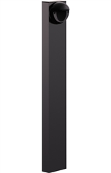 RAB BLEDR5-42N 5W LED Round Bollard, 4000K Color Temperature (Neutral), 85 CRI, 42" Mounting Height, Bronze Finish