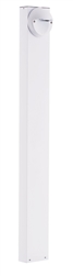 RAB BLEDR5-42NW/PC 5W LED Round Bollard, 4000K Color Temperature (Neutral), 85 CRI, 42" Mounting Height, White Finish