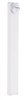 RAB BLEDR5-42YW/PC 5W LED Round Bollard, 3000K Color Temperature (Warm), 87 CRI, 42" Mounting Height, White Finish