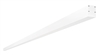 RAB BOA10S-50D10-40N-W 50W LED 10 ft Surface Mount Linear Slot Light, No Photocell, 4000K (Neutral), 3895 Lumens, 84 CRI, 120-277V, 40 Degree Reflector, Dimmable, Not DLC Listed, White Finish