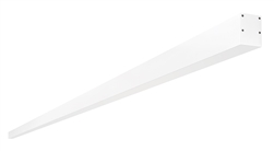 RAB BOA10S-50D10-40YN-W 50W LED 10 ft Surface Mount Linear Slot Light, No Photocell, 3500K, 3754 Lumens, 82 CRI, 120-277V, 40 Degree Reflector, Dimmable, Not DLC Listed, White Finish