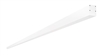 RAB BOA12S-120D10-40N-W 120W LED 12 ft Surface Mount Linear Slot Light, No Photocell, 4000K (Neutral), 8607 Lumens, 84 CRI, 120-277V, 40 Degree Reflector, Dimmable, Not DLC Listed, White Finish