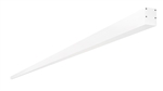 RAB BOA12S-60D10-40Y-W 60W LED 12 ft Surface Mount Linear Slot Light, No Photocell, 3000K (Warm), 4497 Lumens, 83 CRI, 120-277V, 40 Degree Reflector, Dimmable, Not DLC Listed, White Finish