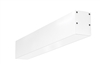 RAB BOA2S-10D10-40Y-W 10W LED 2 ft Surface Mount Linear Slot Light, No Photocell, 3000K (Warm), 700 Lumens, 86 CRI, 120-277V, 40 Degree Reflector, Dimmable, Not DLC Listed, White Finish
