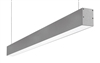 RAB BOA4P-20D10-40N-S 20W LED 4 ft Suspended Pendant Linear Slot Light, 4000K (Neutral), No Photocell, 1559 Lumens, 83 CRI, 120-277V, 40 Degree Reflector, Dimmable, Not DLC Listed, Silver Finish